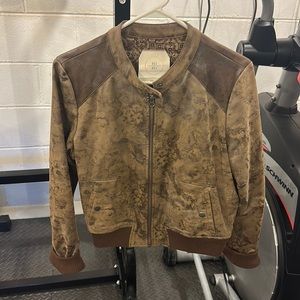 Buttery soft vegan leather jacket from Anthropologie